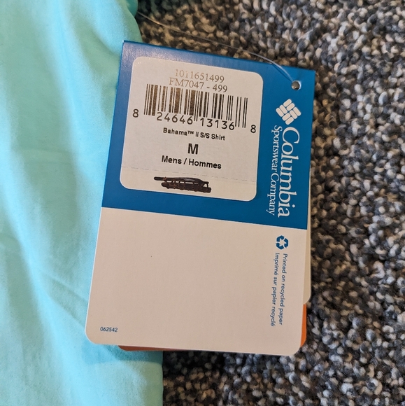 Men's Medium Columbia PFG Omni-Shade SPF30 shirt - Picture 5 of 5